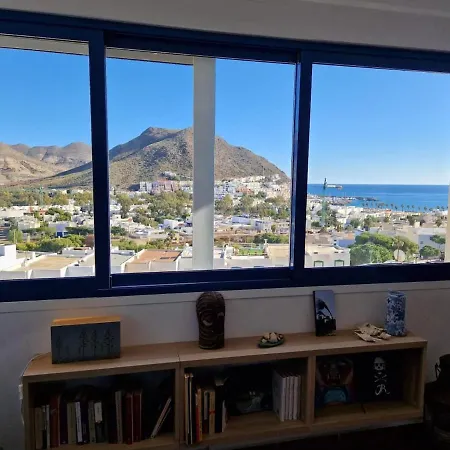 Independiente Con Piscina, Terraza Y Vistas Al Mar Y Montana San Jose (Almeria)